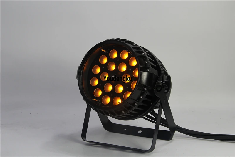 웨딩 파티 여러 가지 색 줌 파 led 18x15w 5in1 rgbwa led 야외 파 64 줌 가능, 16 피스