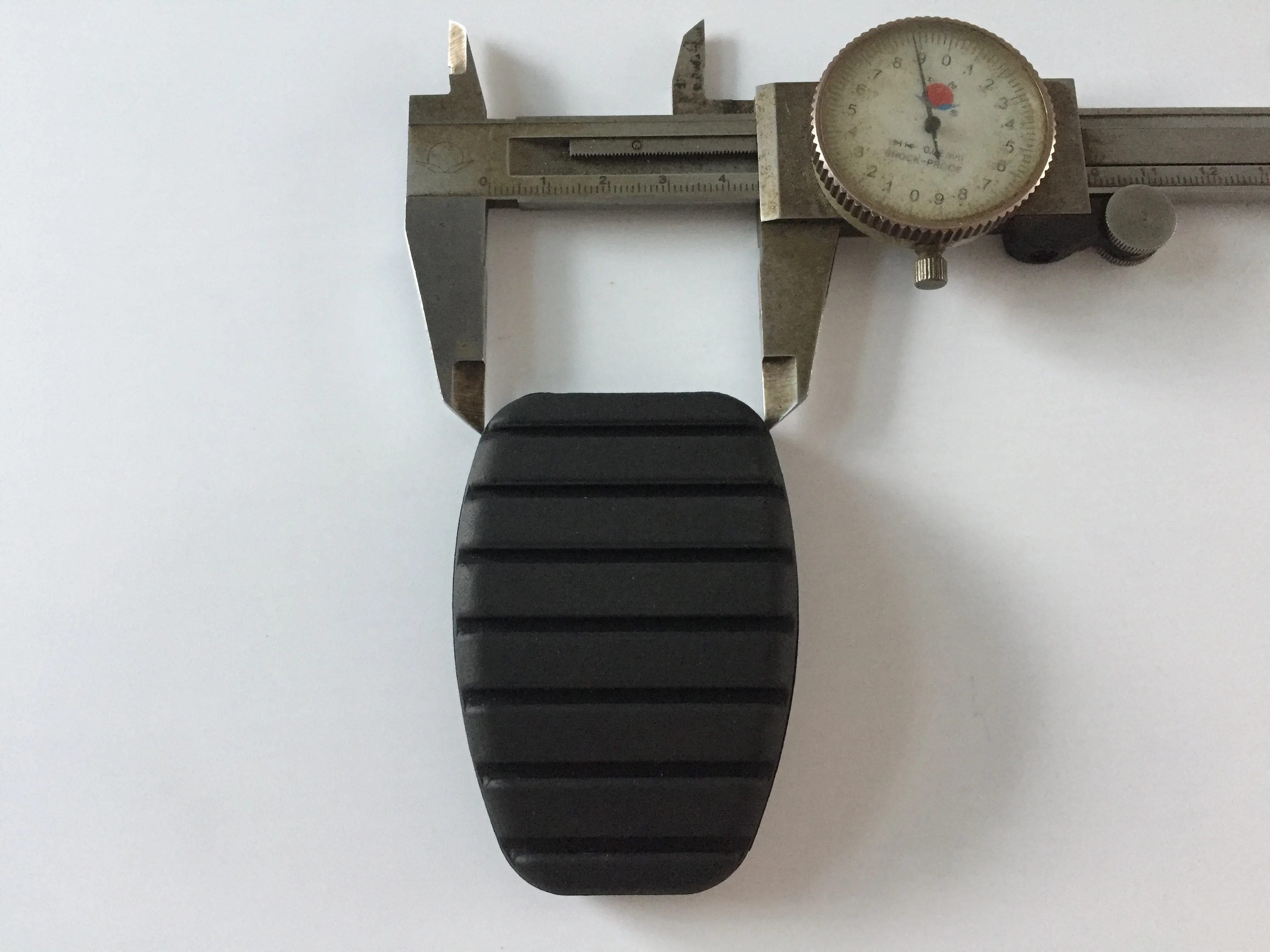 1 paio di coperture di ricambio per pedale in gomma per freno frizione nera per Renault Modus Megane Trafic Twingo AF Installazione semplice