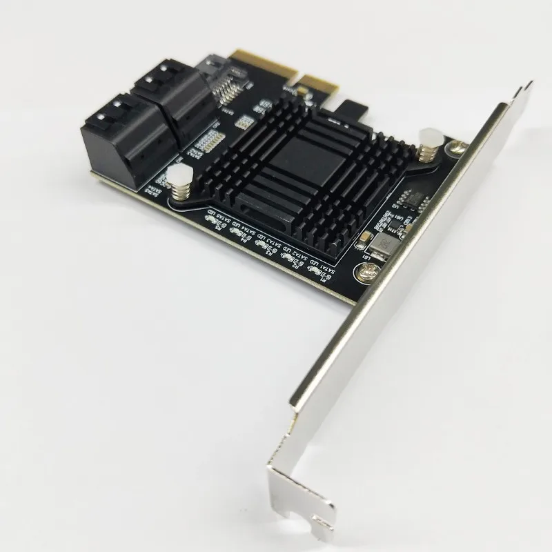 H1111Z плата расширения PCIE SATA контроллер PCI-E SATA концентратор/карта PCIE на SATA 3,0 карта 5 портов SATA3 SSD PCI Express X4 Gen3 адаптер