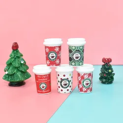 10pcs 1:12 Doll House Decration Accessories Mini Food Coffee Drink Ice Cream Wine Cup Bottle