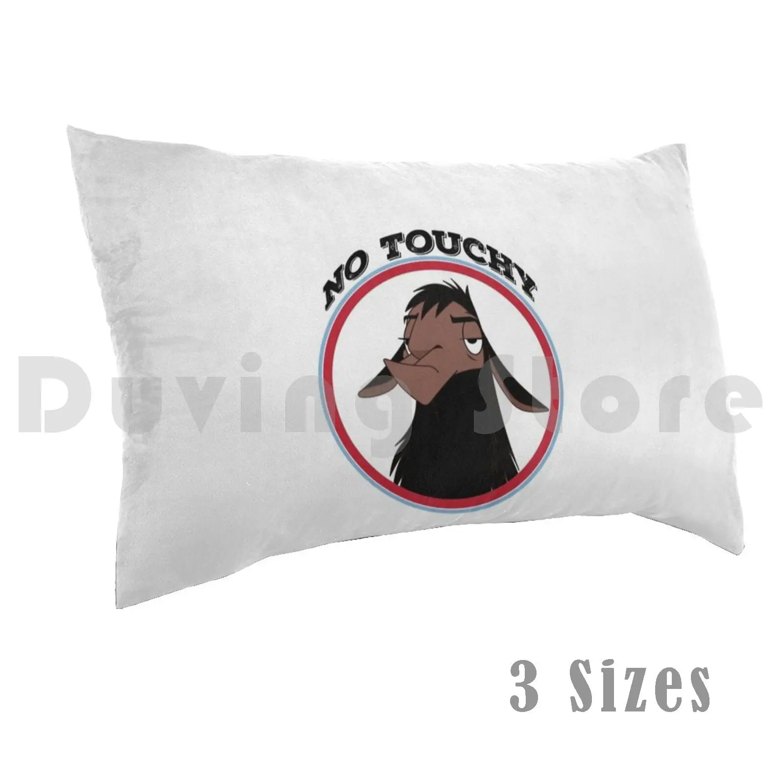 Kuzco No Touchy Sad Llama Emperor's New Groove Emperor David Spade Back Off No Touch Funny Gift Pillow case 505