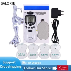 Massageador Corporal Elétrico para Cuidados De Saúde, EMS Dezenas Máquina, Unidade De Fisioterapia Estimulador Muscular, Massageador De Relaxamento Da Barriga