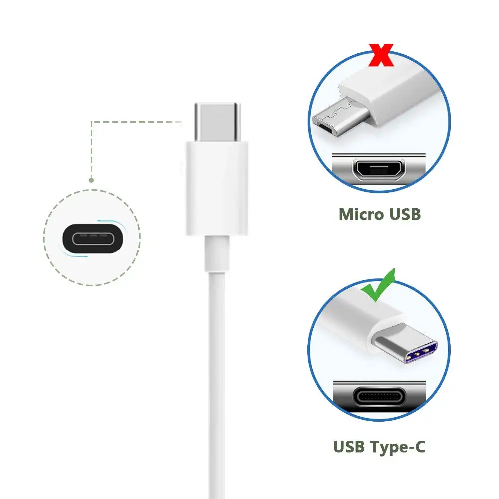 USB Type C Fast Charger Data Cable for iPad Pro 12.9/11 2018 Samsung Galaxy S21 Ultra S20+S10 S9 Note 20 10 A31 A32 A52 Tab S4