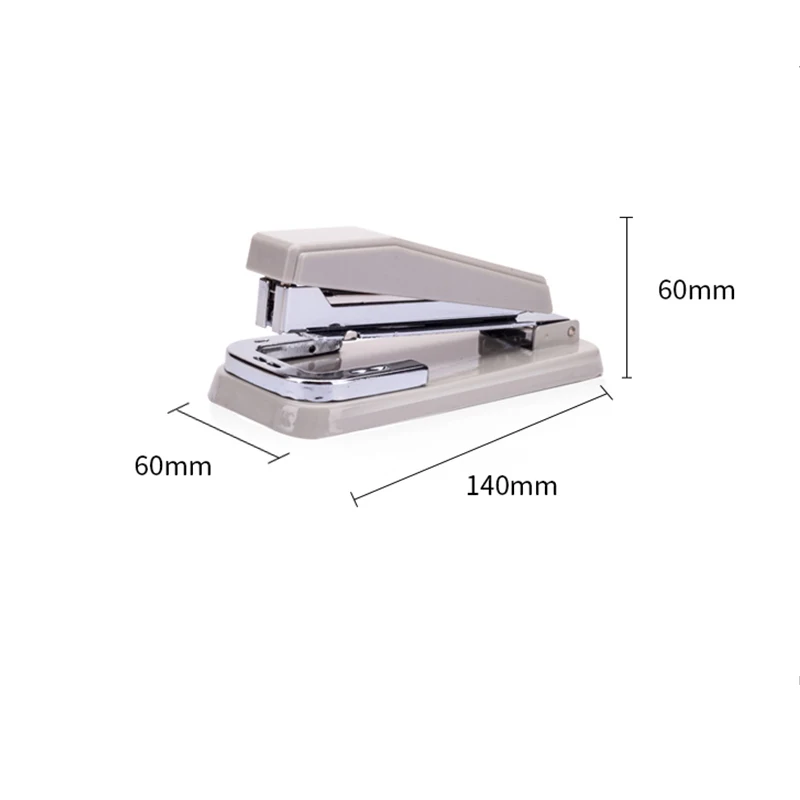 Deli 0414 0828 rotatable stapler 20 sheets papers capacity match 24/6-26/6 staple office suppliers hand paper binding stapler