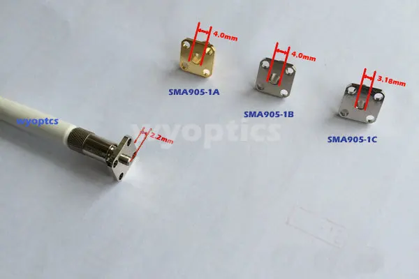 Sma905 soquete sma flange interface adaptador cabeça fêmea instrumento soquete óptico buraco instrumento