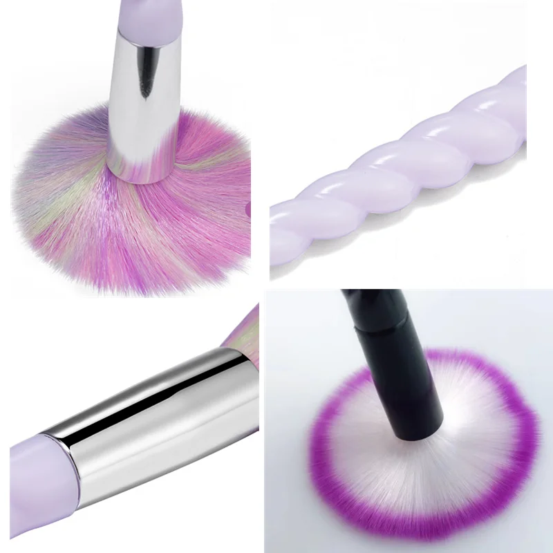 10pcs Unicorn Makeup Brush Set Bag Foundation Powder Eye Shadow Make Up Brushes Beauty Makeup Cosmetic Tools Pincel Maquiagem