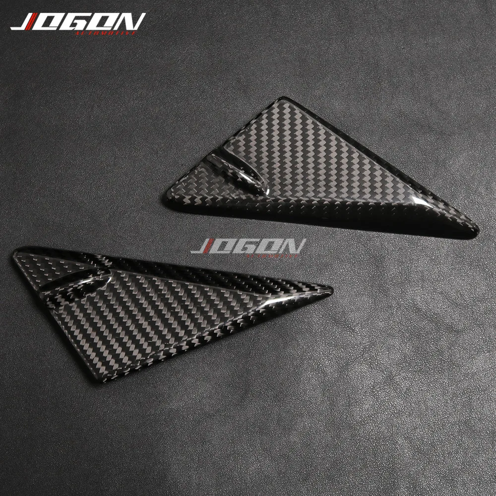 Real Carbon Fiber Window Front Triangle Trim For Lexus RC300 RC350 RC F RC200t F Sport 2014 2015 2016 2017 2018+ Exterior Parts