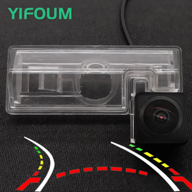 AHD Fisheye Starlight 12led dynamiczna trajektoria samochodu widok z tyłu kamera bezprzewodowa dla Suzuki SX4 SX-4 Swift Sedan 2011 2012 2013