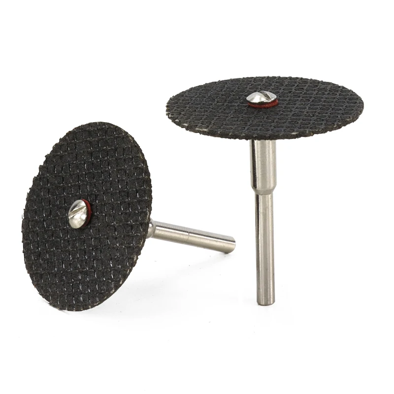 CMCP 20pcs Resin Cutting Disc Dremel With Mandrel Cut off Grinding Wheel Mini Saw Blade For Rotary Tools Abrasive Sanding Disc