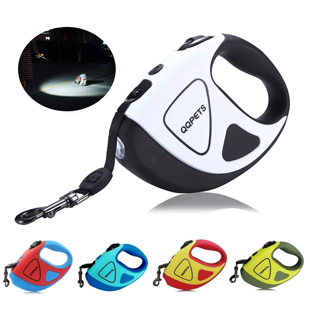 

Automatic Retractable Dog Leash with LED Shining Stretching Pet Dog Leash Long Dog Hand Holding Rope For Puppy Medium Large Dogs