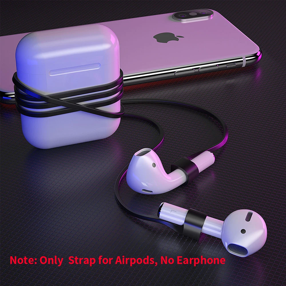 Essager Magnetic Earphone Strap For Apple Airpods Airpod Pro Silicone Strap String Rope for Air Pods Pod 2 Earphone Accessories