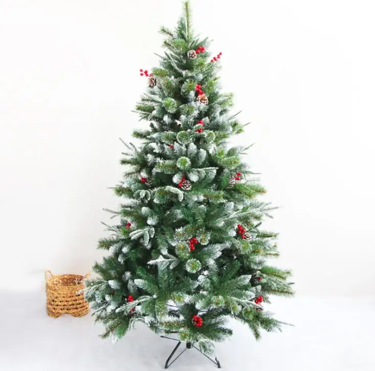 Christmas Decoration Artificial Christmas Dree 150/180/210cm New Year Home Xmas Party Accessories Plastic Green Xmas Tree  SN