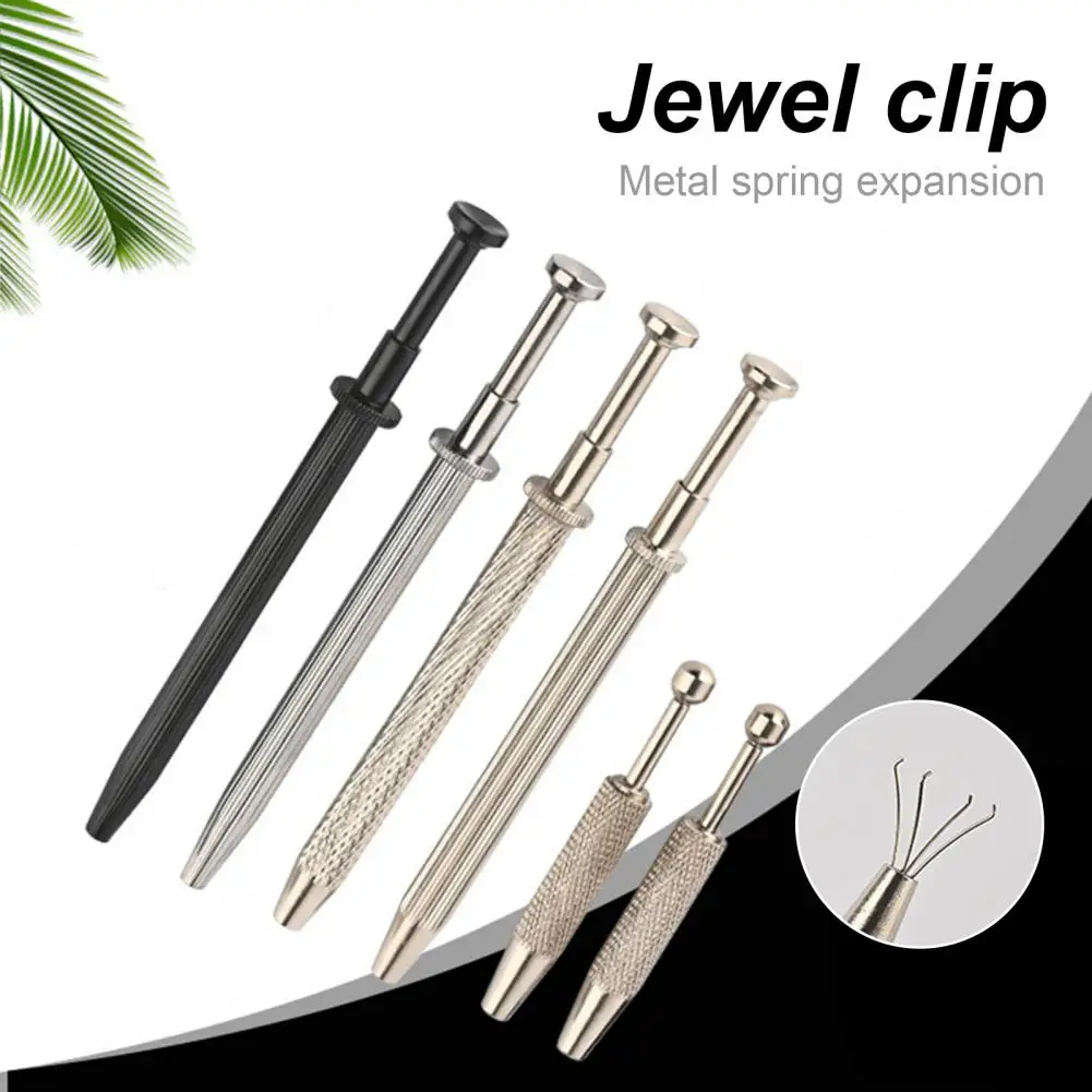 Useful Prong Holder Universal Easy to Use Ergonomic Gems Prong Holder Catcher   Gems Prong Tweezer  for Small Screw