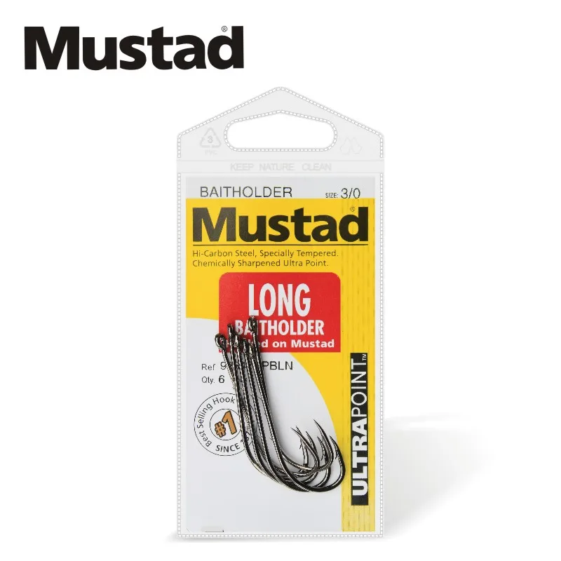Mustad 92647 Anzuelos con doble respaldo – Mango largo para cebo vivo - imagen 5