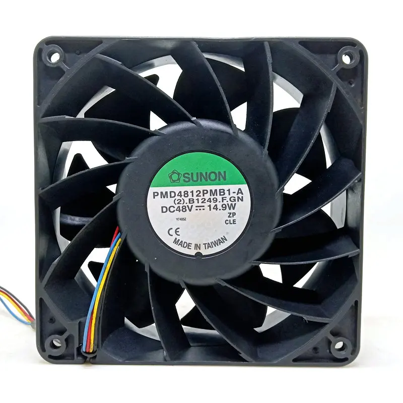 Original PMD4812PMB1-A F DC48V 14.9W 120x120x38MM 12cm 4Lines Tachometer Signal Inverter Cooling Fan