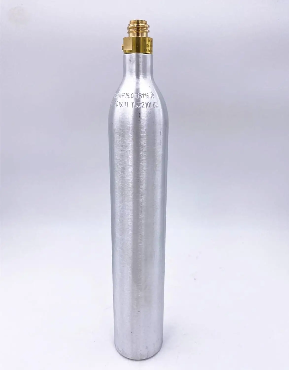 Soda Co2 0.6L Bottle Tank Cylinder 2200psi 15MPA High Compressed Bottle with Valve TR21*4