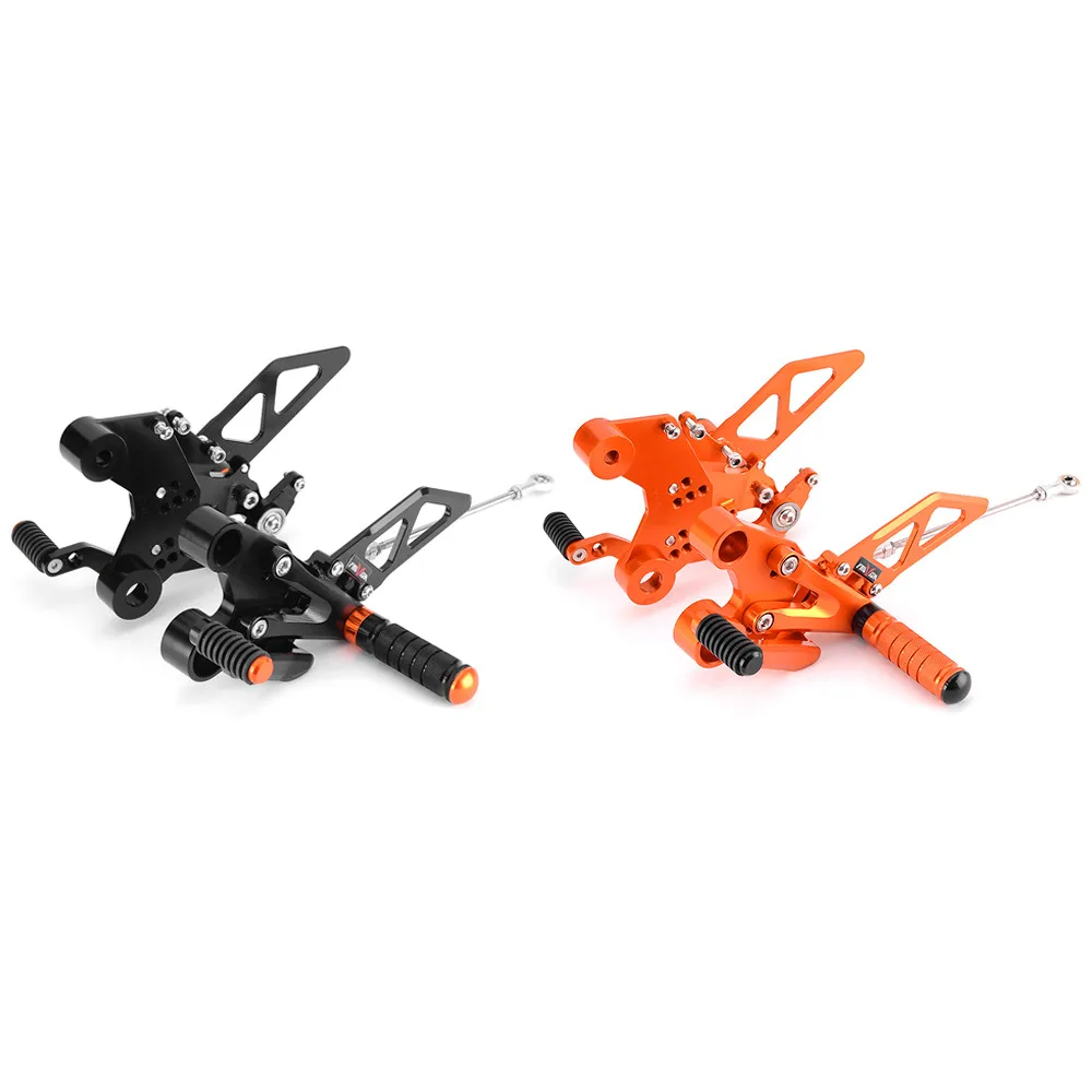 For KTM 790 890 Duke 790Duke 890Duke Adjustable Rider Rear Sets Rearset Footrest Foot Rest Pegs 2018 - 2023 2019 2020 2021 2022