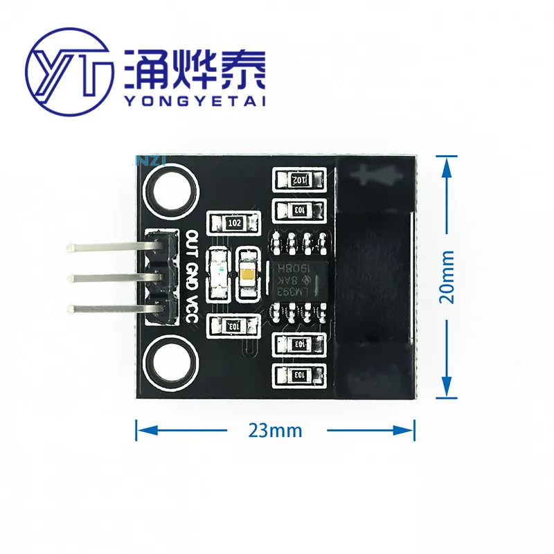 YYT Lebar Tubuh Melalui-Beam Sensor Penghitungan Modul Motor Speed Sensor Modul Melalui-Beam Photoelectric Sensor