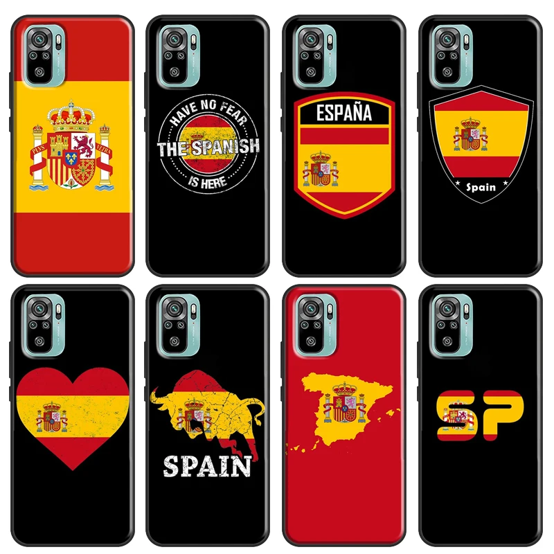Мягкий чехол с гербом Испании и флагом для Redmi 9A, 8A, 7A, 6A, 9, 9C, чехол для Xiaomi Redmi Note 9, 10 Pro, 8, 7, 6, 8T, 9S, K40