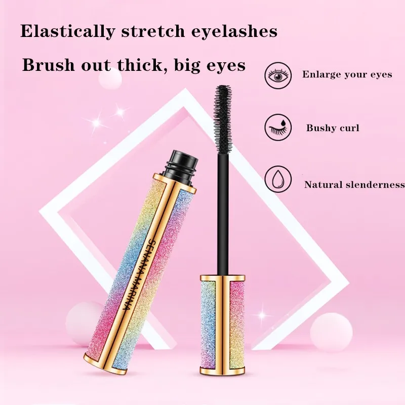 Starry Sky Eyelash Mascara Waterproof Full Professional Makeup Long Curling Thick Eyelash Extend Cosmetics Bright Starry T0559