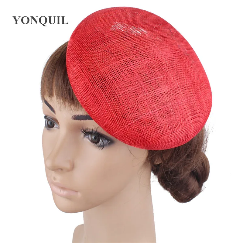 15.5cm sinamay base pillbox with grossgrain sweatband for fascinator DIY wedding hats kentucky derby hats High quality 6pcs/lot