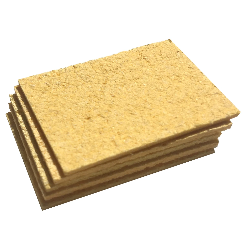 الأصفر تنظيف الإسفنج الأنظف ل دائم لحام محطة لحام سبيكة لحام الكهربائية نصائح أدوات Reapir نظيفة