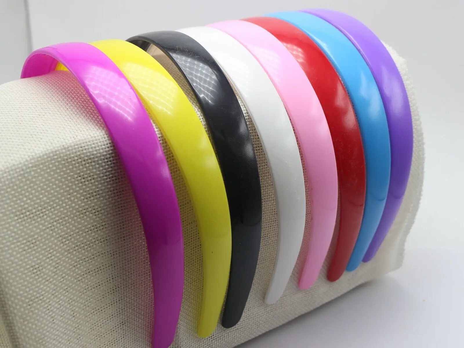 6 Pcs Plastic Wide Alice Hair Band Headbands 20mm(3/4\