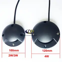 IP68 Waterproof 2W 3W 4W LED Underground Light Outdoor Ground Garden Path Floor Buried Yard Spot Landscape DC12V AC85V-265V