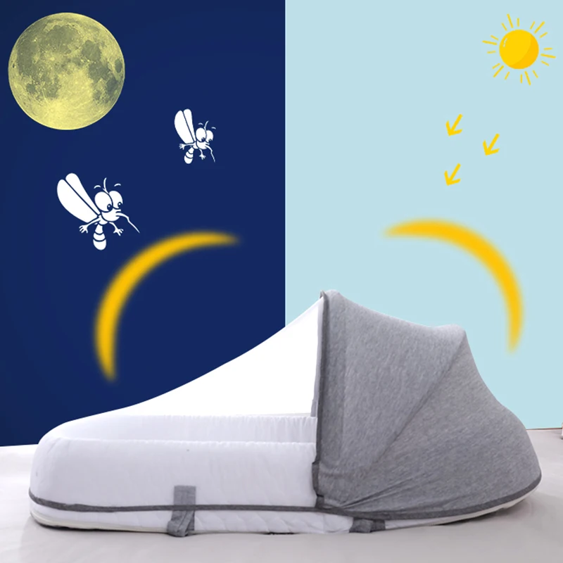 Baby Bed Sleeping Nest Multi-Function Portable Travel Beds Baby Nest For Newborns Portable Cribs For Baby Comfortable Safe