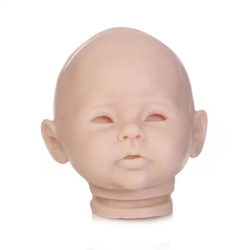 NPK 20inch Reborn Doll kit Raven baby DIY Unfinished Doll Parts Fresh Color Flexible Touch