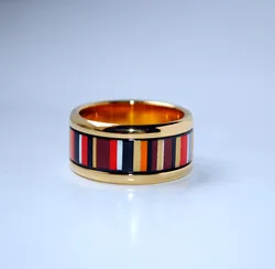 Cloisonne Handcrafted Enameled Ring Ring in Austrian style