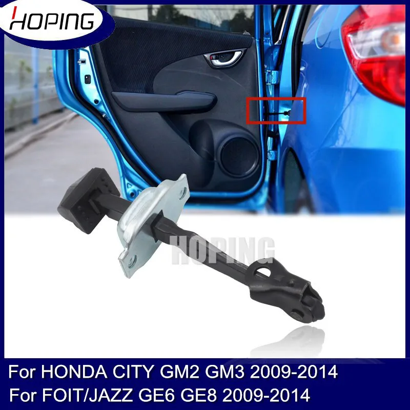 Hoping Front Rear Car Door Checker For Honda CITY 2009-2014 GM2 GM3 For FIT JAZZ 2009-2014 GE6 GE8 Check Strap Door Stopper