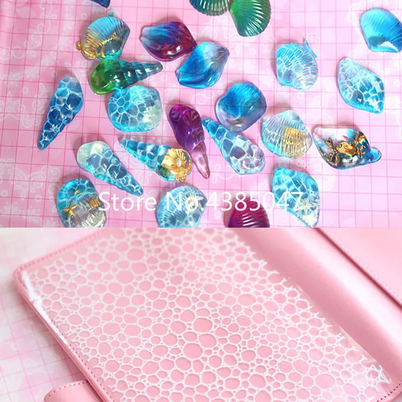 1PCS Expoxy Resin Mold Jewelry Tools Filling Material White Water Ripple Transparent for Making Jewelry