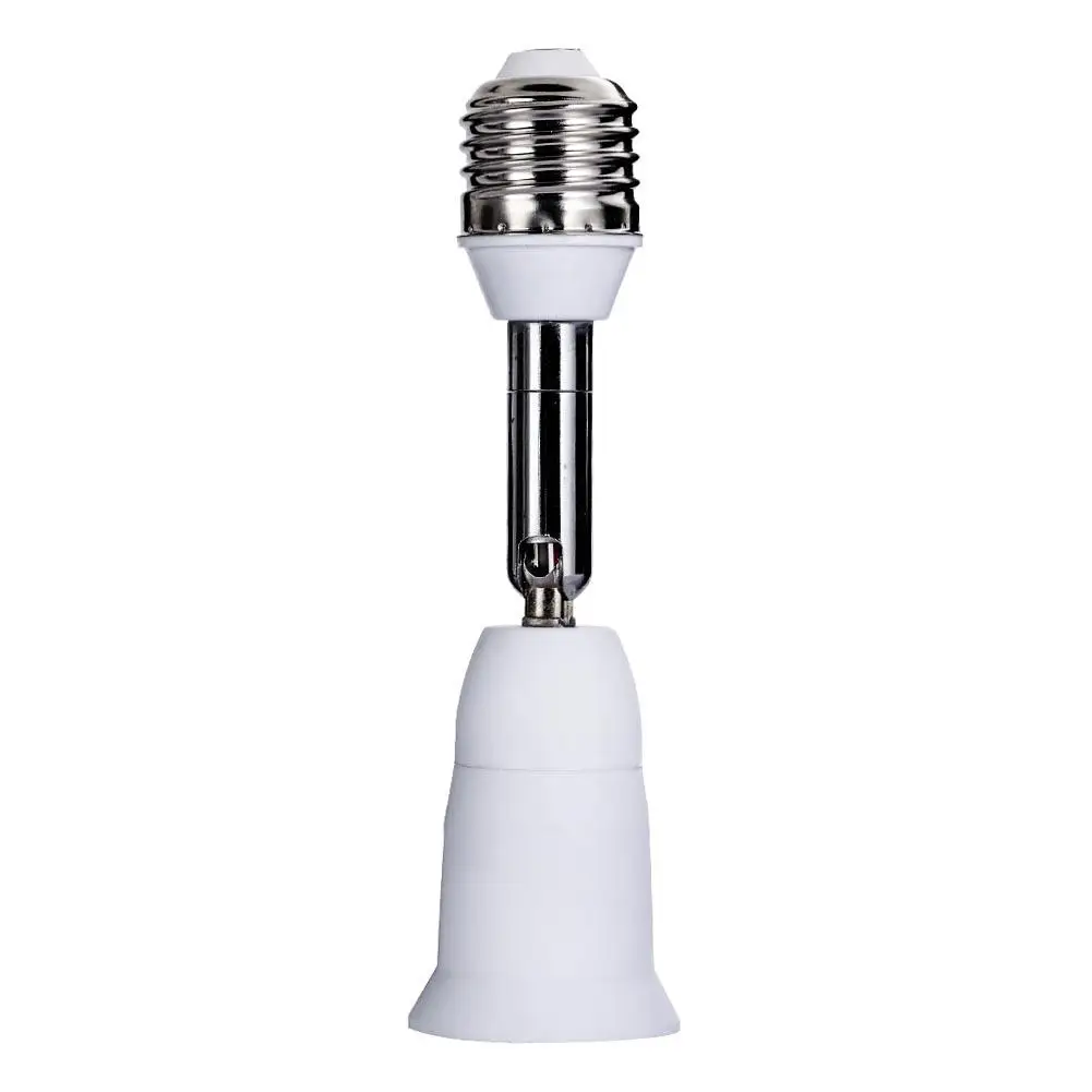 E27 a e27 flexível estender base de extensão led adaptador lâmpada luz conversor soquete acessórios iluminação