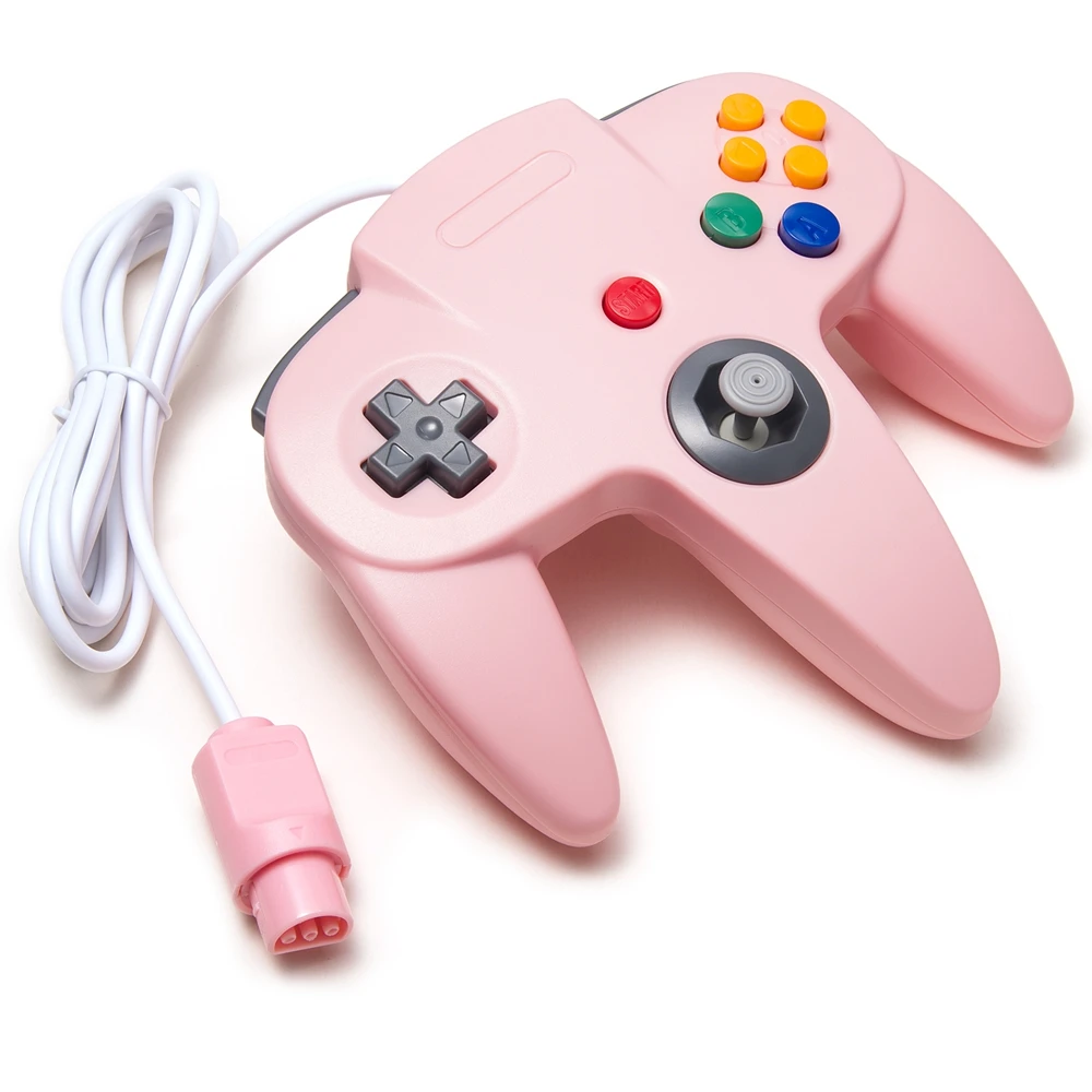 Classic N64 Controller Retro Wired Gamepad Joystick, Replacement for N64 Console Video Game System Play Games with Girlfriend