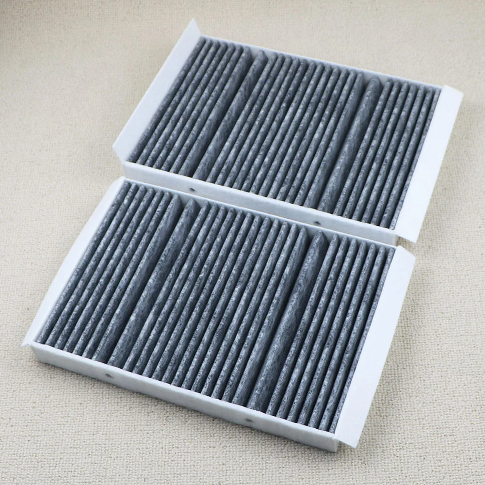 2228300418 For Benz W222 V222 X222 AMG S63 S300 S320 S350 S400 S450 S500 S550 S560 Carbon Cabin Air Filter 2Pcs A2228300418