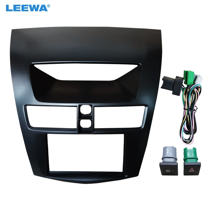 

LEEWA Car 2DIN Refitting Radio Audio Fascia Frame Bezel For Mazda BT-50 Dash Panel Mount Installation Kit #CA5311