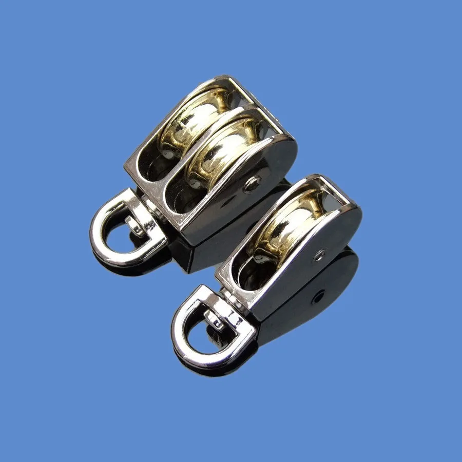 1pcs Swivel Katrol Sheave Rigging Metalen Lift Takel Touw Opknoping Lifting Wiel