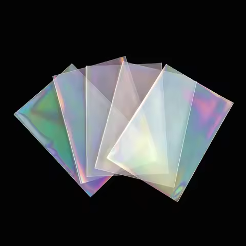 100PCS AEGIS GUARDIAN Holographic Card Sleeve for-Mtg Yugioh Deck Protector KPOP Photocard Barrier Binder