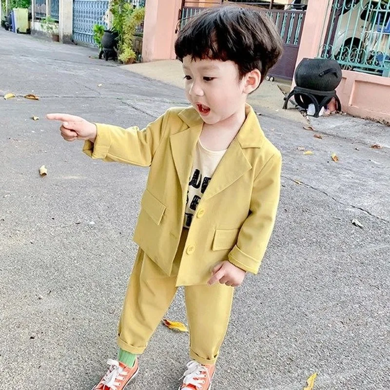 

Kids Clothes Boys Boys Suit 2 Piece Suit 0-8 Years Old Spring and Autumn Fashion Casual Toddler Boys Clothing