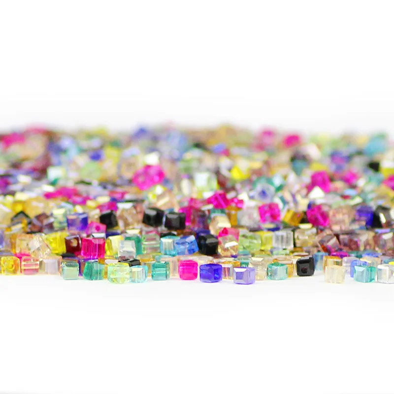 Square Shape Austrian Crystal 2mm 200pcs Glass Loose Beads For Trendy Bracelet Earrings Making DIY Jewelry Accessories Wholesale