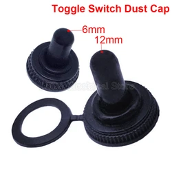 10Pcs 6mm/12mm Rubber Waterproof Cover Hat Boot Cap Dust Proof Water Proof Protect For MTS/E-TEN Mini Toggle Switch