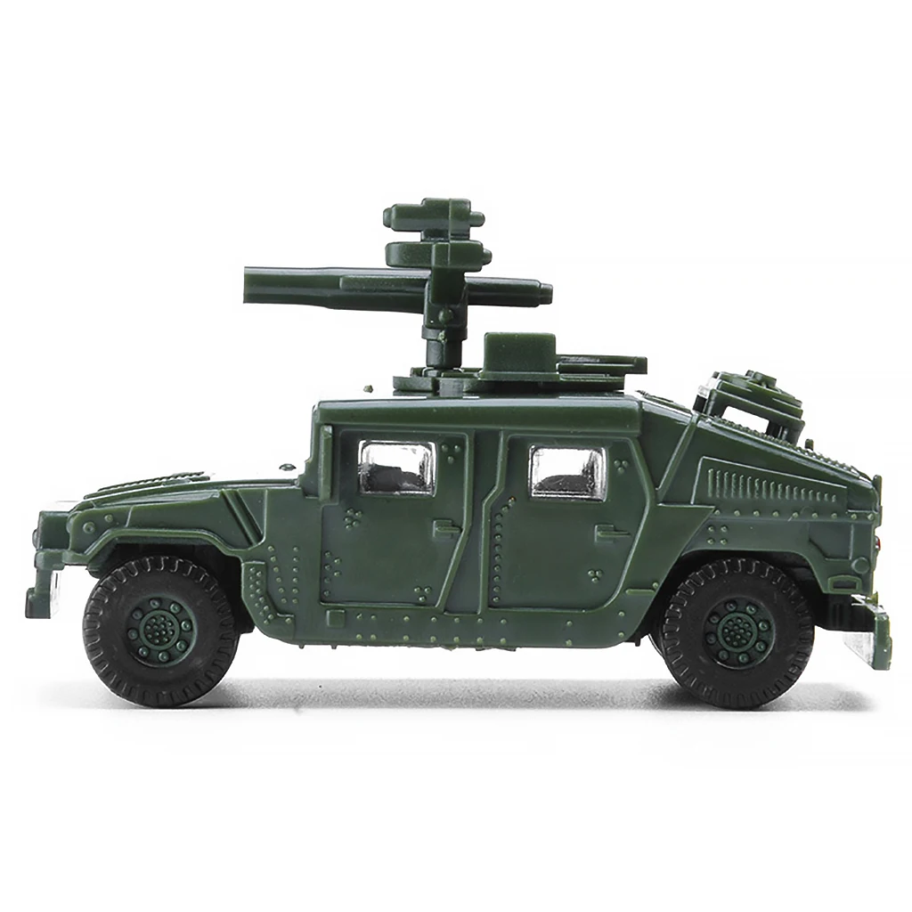 Set of 2 1:72 Assemble American Humvee Kits  Vehicle for Toys Kids Gifts