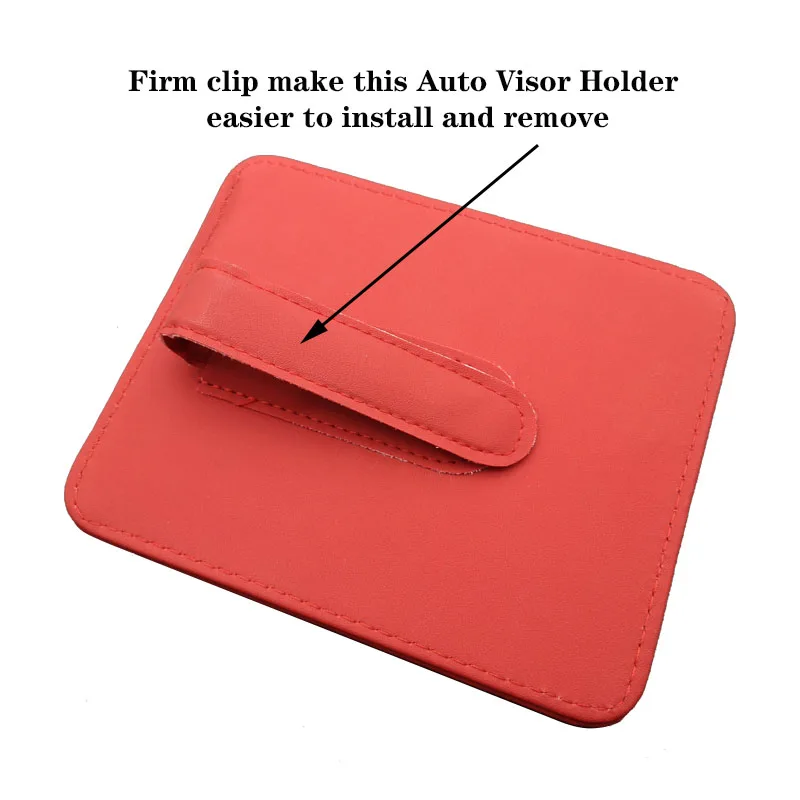 For Peugeot Partner Car Organizer Sun Visor Multifunction Car Accessories PU Leather Car Card Holder Glasses Holder