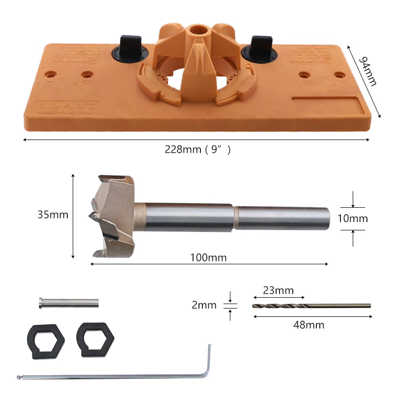 Drawer Track Installation Jig Slide Positioning Hinge Jig Hole Opener for Woodworking Cabinet Hardware Mounting Tools