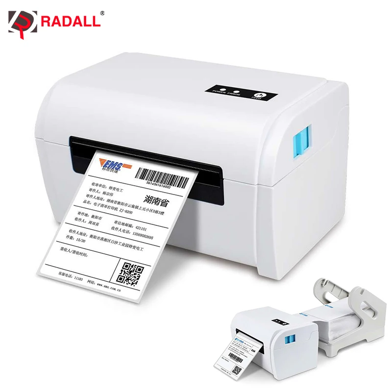 

Radall Bluetooth 4x6 Shipping Label Printer High-Speed 160mm/s Direct USB Thermal Barcode Printer For Esty Post UPS Shopify