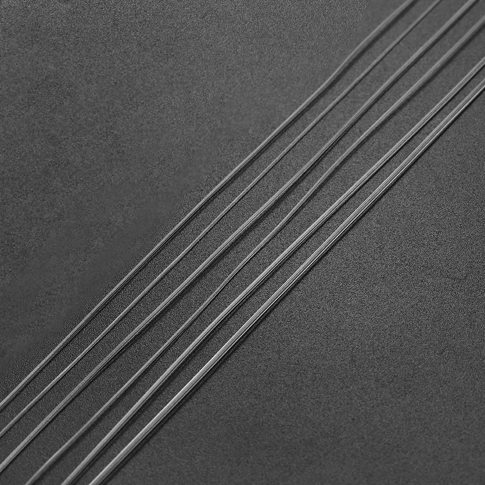 خيط سلسلة مطرز بلوري شفاف ، حبل بدون مرونة ، نتائج صنع مجوهرات سهلة الاستخدام ، لفة واحدة ، 10-65 م