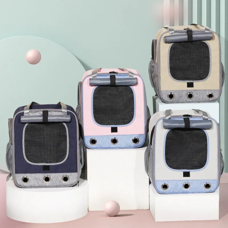 2022 New Arrival Pet Bag 32CMx25CMx35CM Breathable Cat Backpack Load Bearing:8.5kg Portable Cat Backpack Carrier