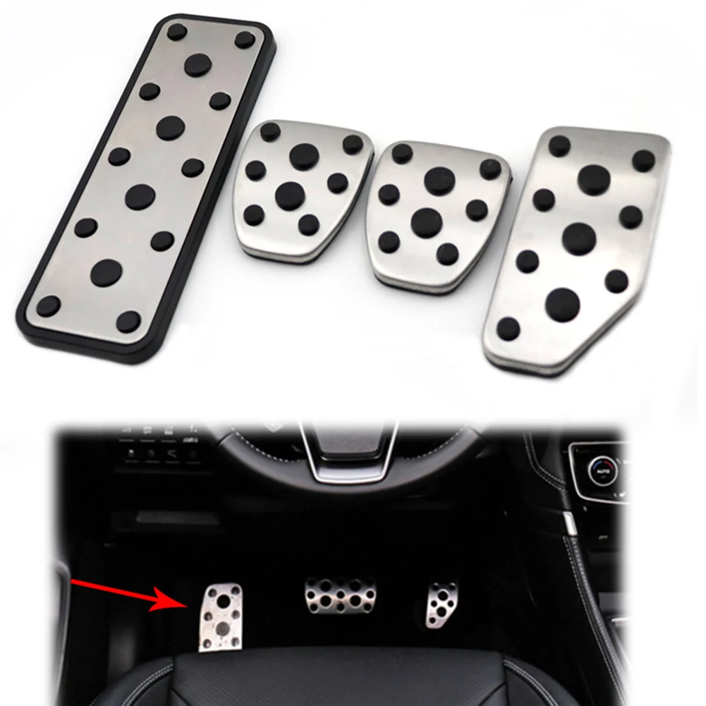 

Комплект накладок на педали тормоза газа для Subaru Forester 2019 2020 2021 и XV 2018-20 и Impreza 2016 2017-2020 LHD, 4 шт.