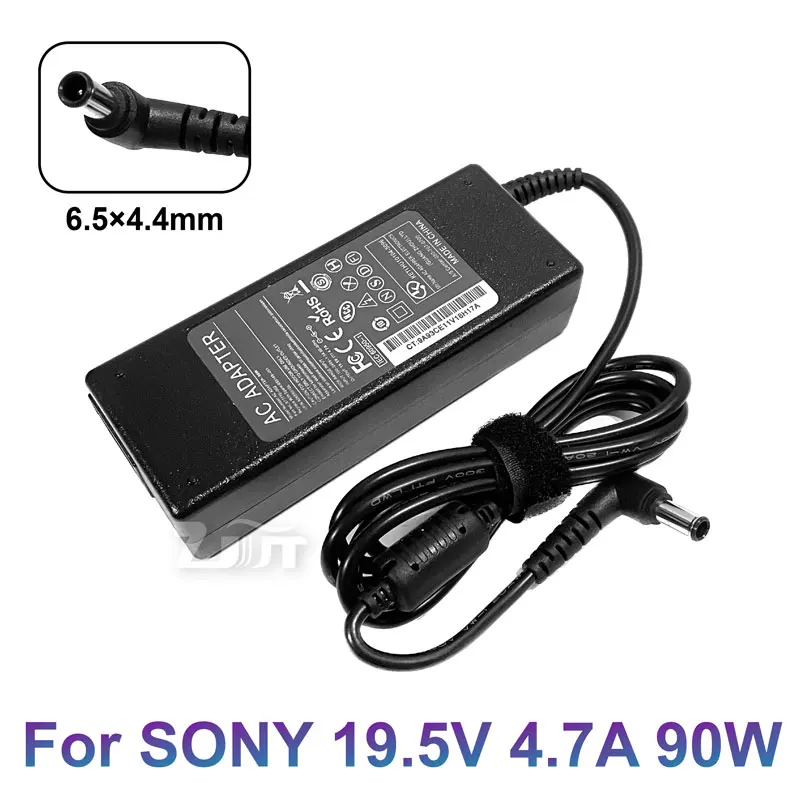 19.5v 4.7a 90w 6.5*4.4mm ac carregador adaptador de alimentação do portátil para sony vaio PCG-61511L VGP-AC19V20 VGP-AC19V29 VGP-AC19V30 31 33